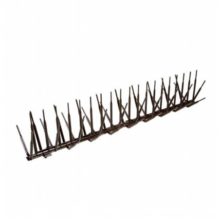 BIRD-B-GONE Bird B Gone BBG2000-7-BRN Brown Plastic Bird Spike - 50 ft. x 7 in. BBG2000-7-BRN